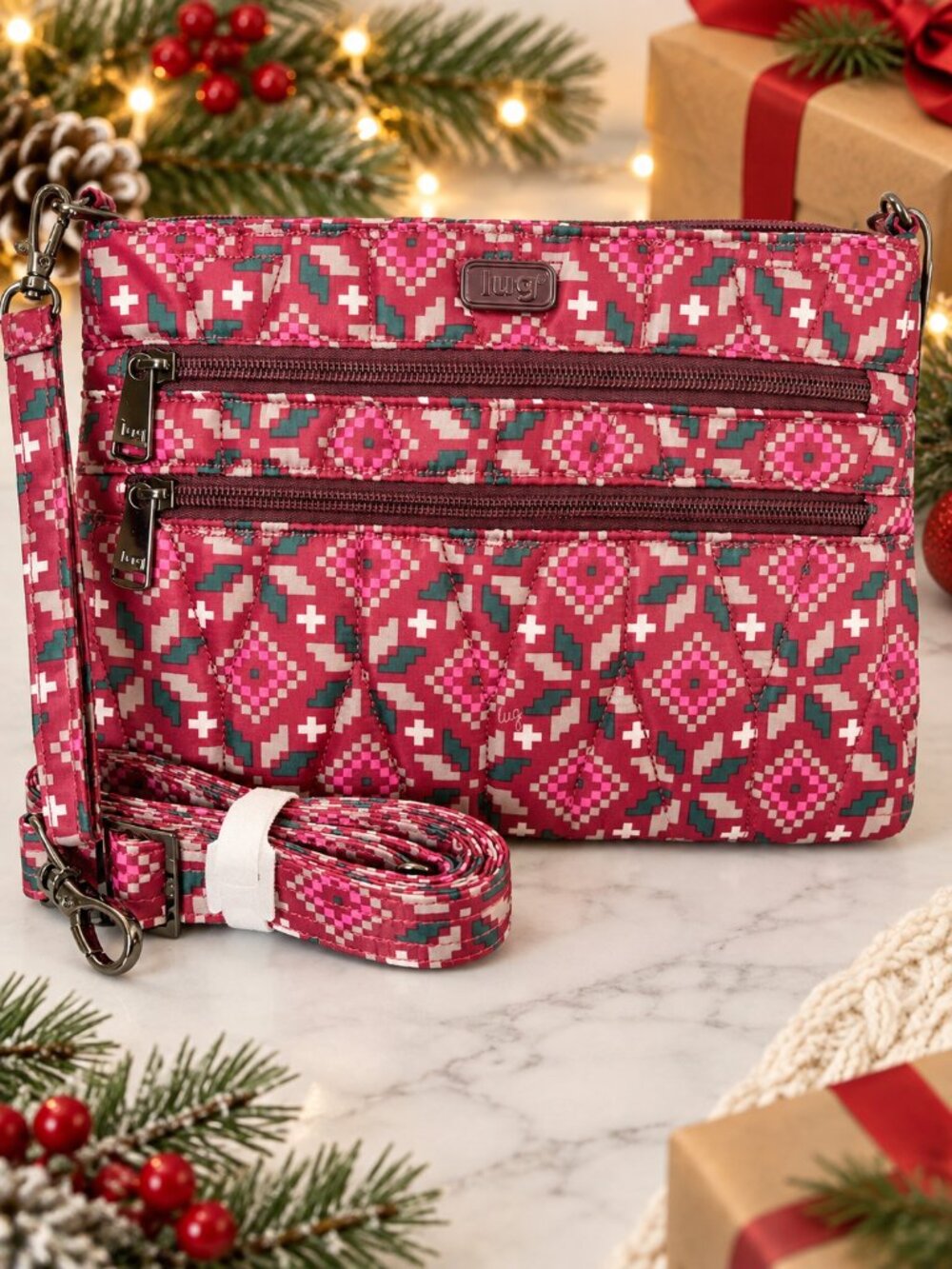 Lug Dazzle - In Fair Isle Wine